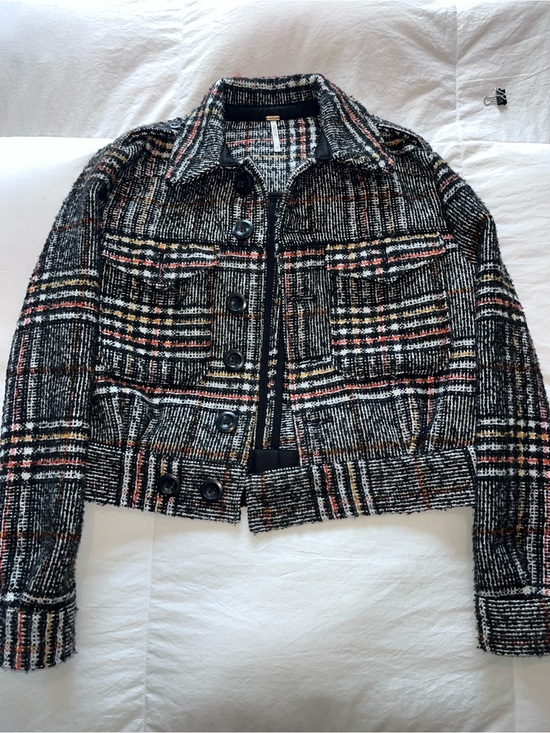 Free People Jackets & Blazers - Free People Women’s Tweed Cropped Jacket